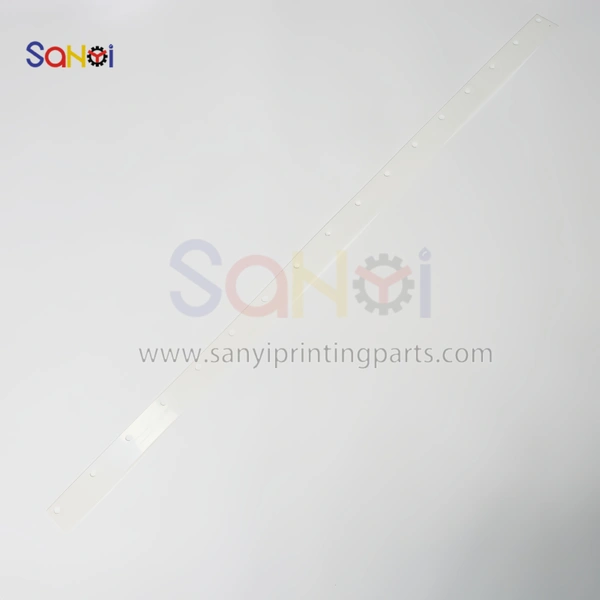 Printing Machinery Spare Parts Ink Scraper LS44 Length 1230mm 11 Holes Komori KBA Roland Heidelberg Clean Blade Wiper