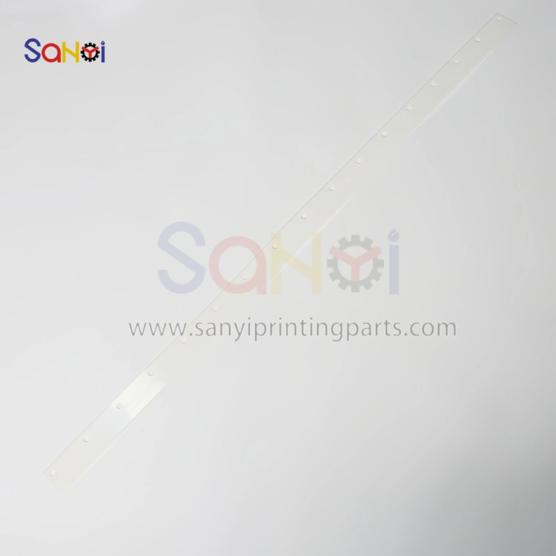 Printing Machinery Spare Parts Ink Scraper LS44 Length 1230mm 11 Holes Komori KBA Roland Heidelberg Clean Blade Wiper