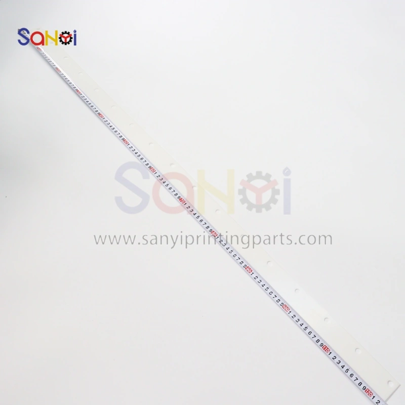 Printing Machinery Spare Parts Ink Scraper LS44 Length 1230mm 11 Holes Komori KBA Roland Heidelberg Clean Blade Wiper