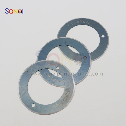 Best Quality Stahl Slitting Knife Disc ZD.200-747-03-00 Stahl Folding Machine Blade 61.5x40x0.5mm Stahl Folder Parts