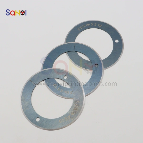 Stahl Slitting Knife Disc ZD.200-747-03-00 Stahl Folding Machine Blade 61.5x40x0.5mm Stahl Folder Parts