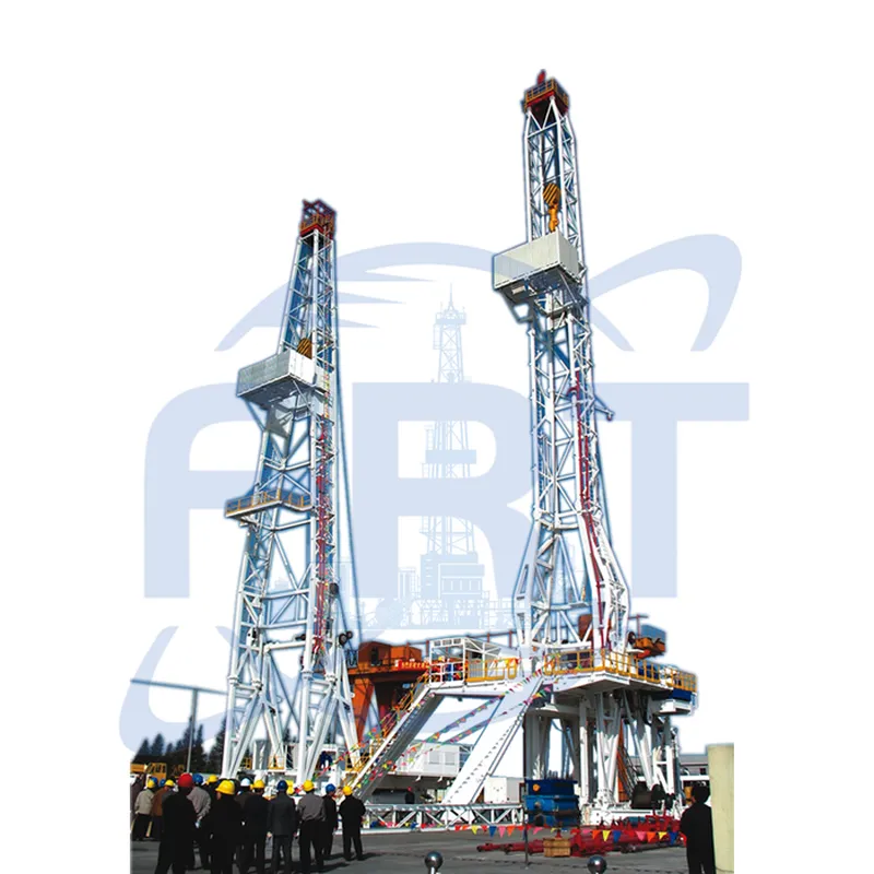 AC variable-frequency motor driven on shore skid-mounted drilling rig 