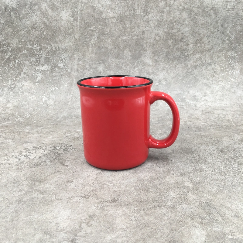 Ceramic mug,Marlboro cup,Stoneware mug,12OZ mug