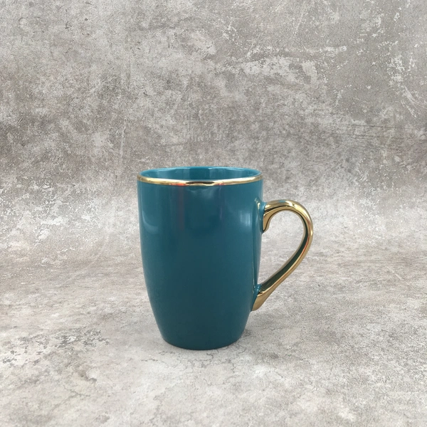 Ceramic mug,Electroplating cup,Stoneware mug,12OZ mug