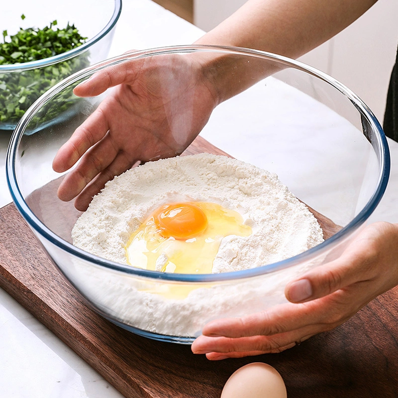 Mixing bowl,Glass bowl,Borosilicate Glass,Glass tableware