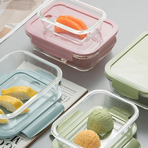 Microwave glass Lunch box,Borosilicate Glass,Glass tableware