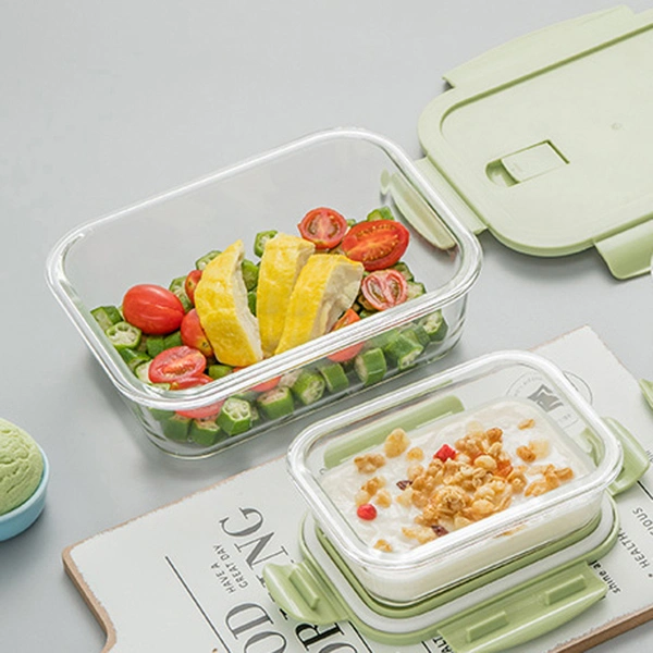 Microwave glass Lunch box,Borosilicate Glass,Glass tableware