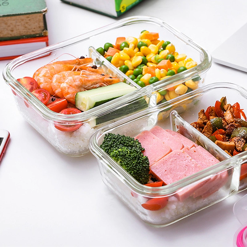 Microwave glass Lunch box,Borosilicate Glass