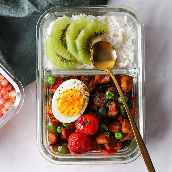 Microwave glass Lunch box,Borosilicate Glass,Glass tableware