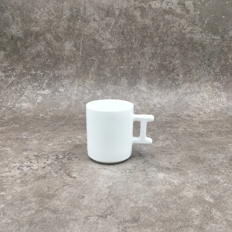 Ceramic mug,White mug ,Stoneware mug,6OZ mug