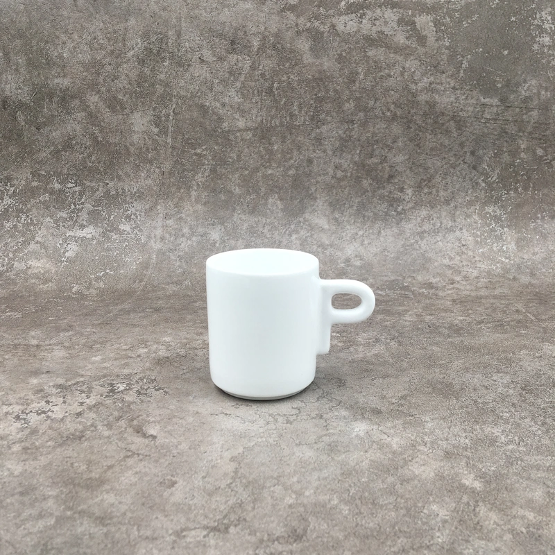 Ceramic mug,White mug ,Stoneware mug,6OZ mug