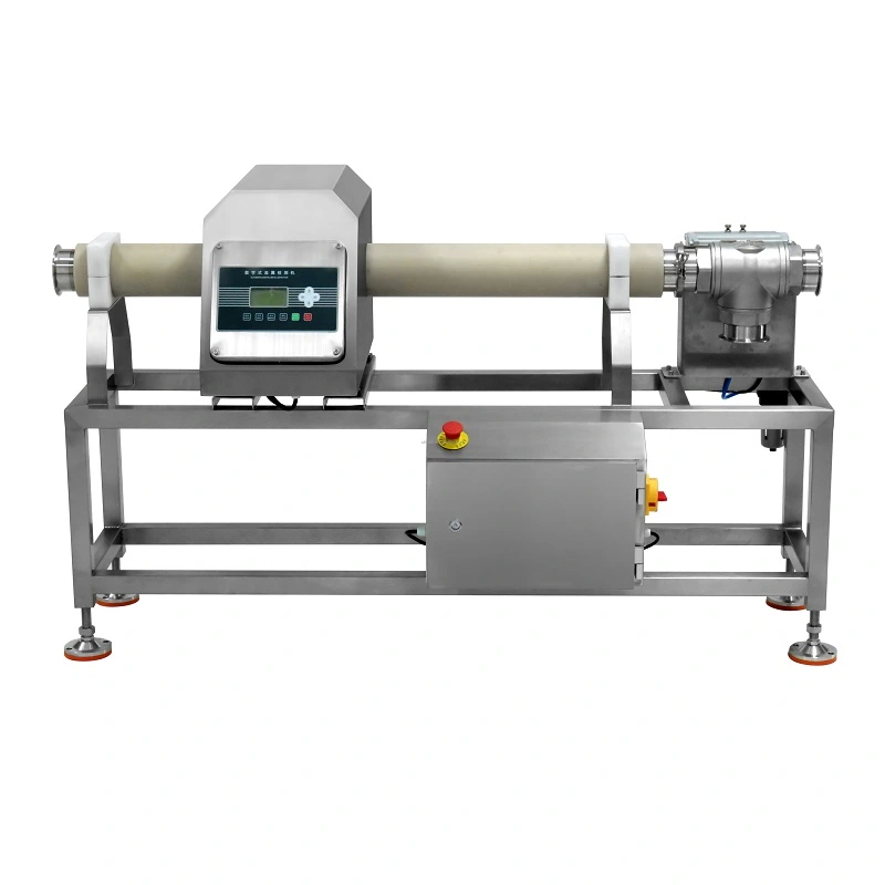 Automatic Flow-Through Mineral Water Pipeline Metal Detector Machine