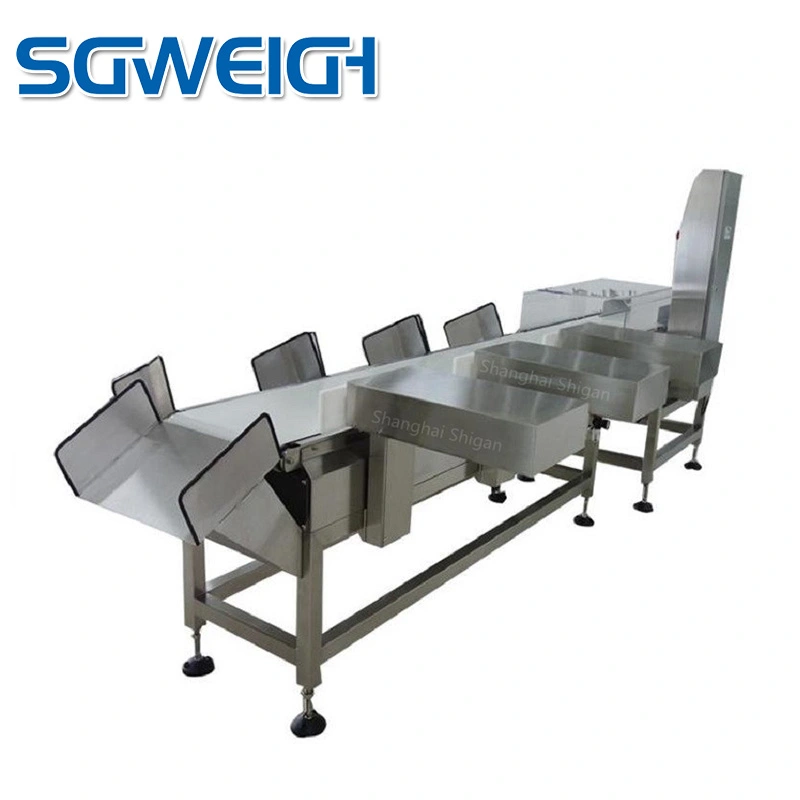 Auto Multistage Fruit Weight Sorting Machine Food Multi Weight Grader Machine