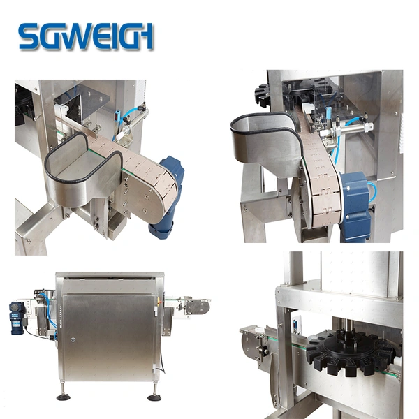SG-Z2 Dual-Channel Buckle-Type Conveyor Touchable Vial Rotary Checkweigher
