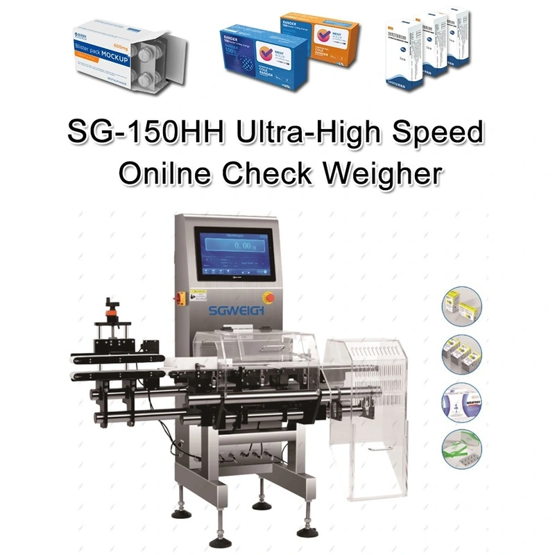 Boxed Biscuit Accurate Weighing Checkweigher,Ultra-Fast Non-Stop Boxed Check Weight Machine 