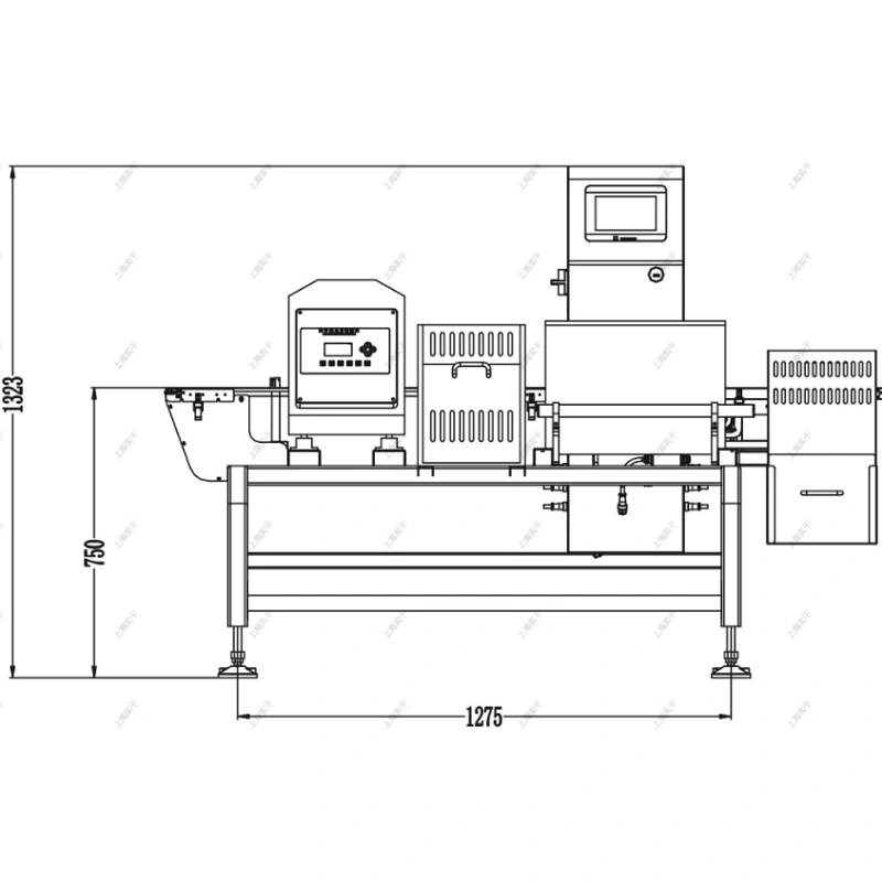 Waterproof Auto Online Combi Checkweigher And Metal Detector For Box/Pouch
