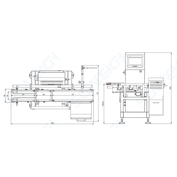 High-Speed belt Conveyor Online Intelligent Industrial Universal Check Weigher