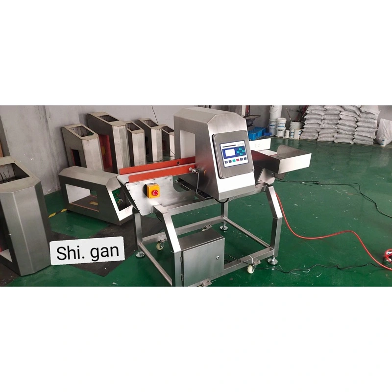 Food Grade PU Belt High Sensitivity Metal Detector Machine for Online Food Inspection
