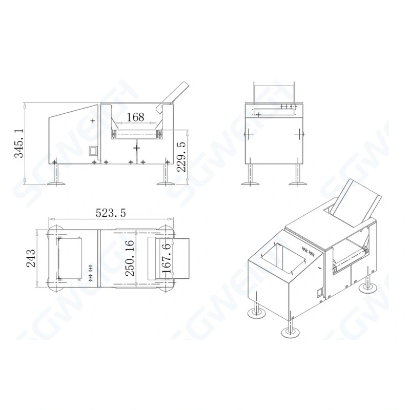 SG-100LR Highly-Precise Small Check Weighing Machine for Small Products