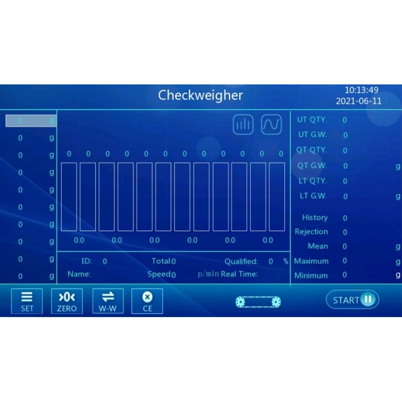 Multiple Lines Individual Crab Meat Stick Sausage Multi-lane Weighing Machine