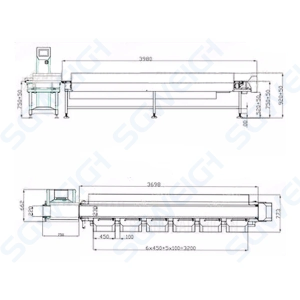 High-Precision Multi-Level Check Weigher Machine for Sorting Product