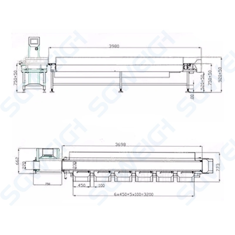 High-Precision Multi-Level Check Weigher Machine for Sorting Product