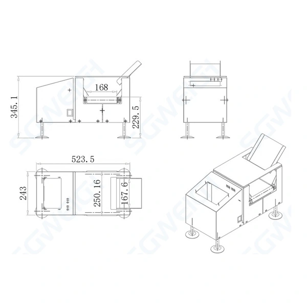 Online Stick Pack Mini Check Weigher Small Package High Speed Cheap Checkweigher 