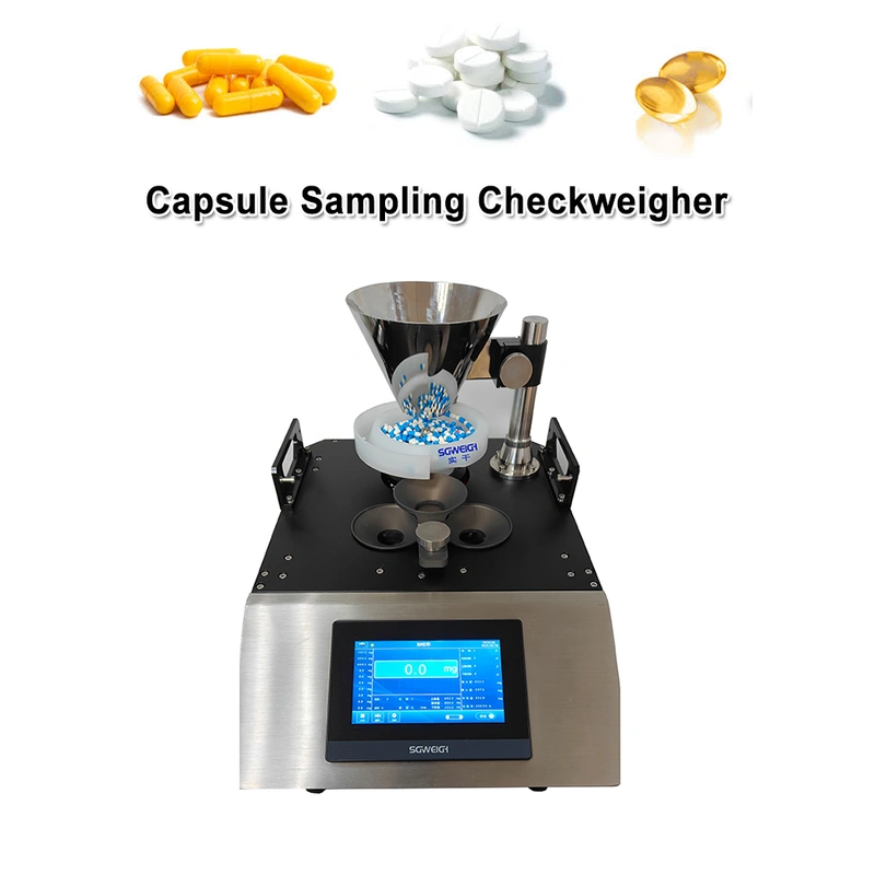 SG-C JHard/Soft Capsules Automatic Sampling Checkweigher for Coated Tablets - Accuracy 1mg