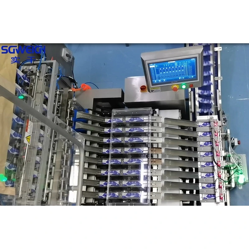 High Accuracy Multi-Lane Stick Granule Coffee Checkweigher 2-10 Lines Weight Checker
