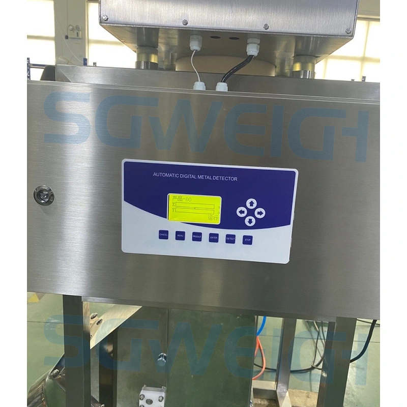 Gravity Throat Metal Detectors for Food & Powder Vertical Fall Metal Detection Machine