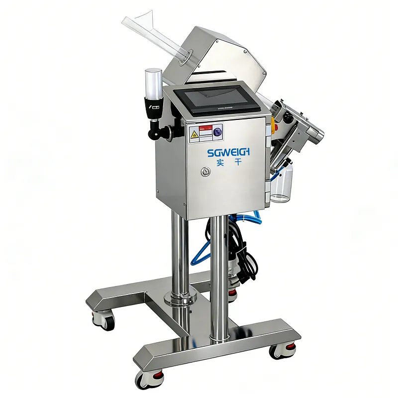 High Sensitivity 0.3mm Tablet Pharmaceutical Metal Detector Connected to Deduster and Capsule Filling machine