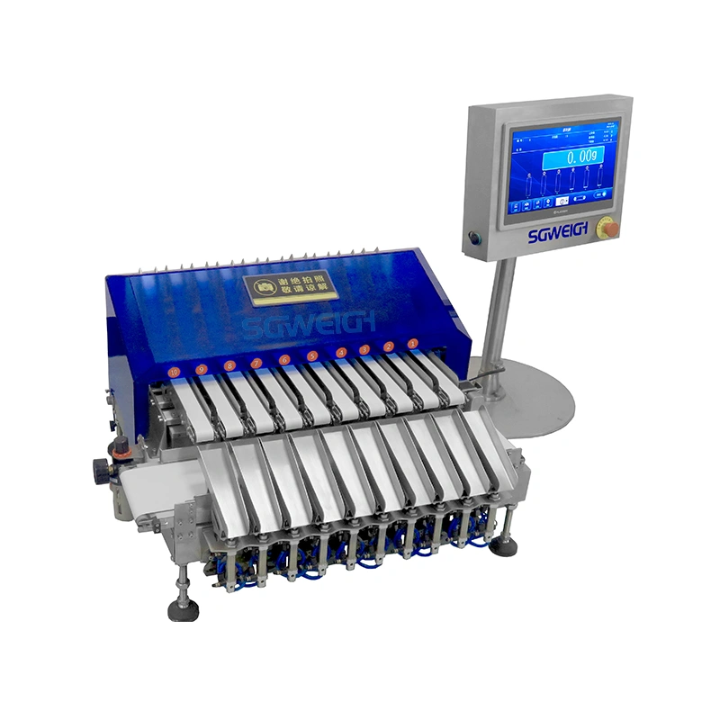 Customized 10 lane Checkweigher with Touch Screen for Automatic Packaging Line