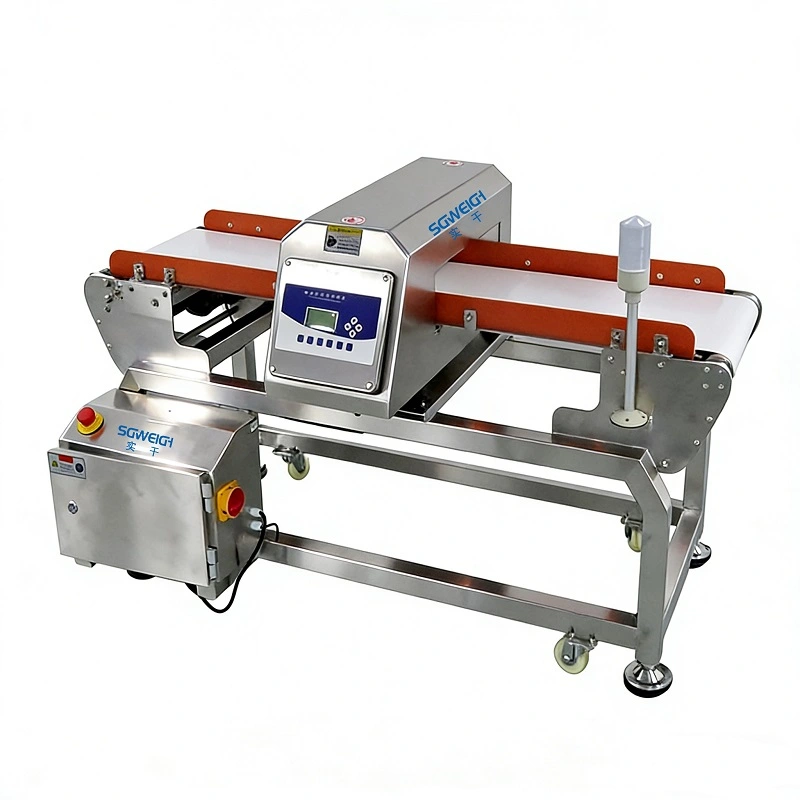 Candy Chocolate Food Metal Detector for Processing Industry Conveyor All-Metal Detection Machine