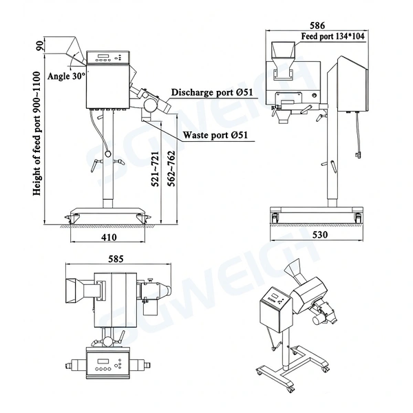 500K PCS/H Ultra-Fast Tablets Capsule Granule Metal Detector for Pharma