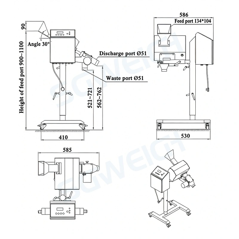 500K PCS/H Ultra-Fast Tablets Capsule Granule Metal Detector for Pharma