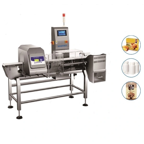 Waterproof Auto Online Combi Checkweigher and Metal Detector For Box/Pouch/Bottle
