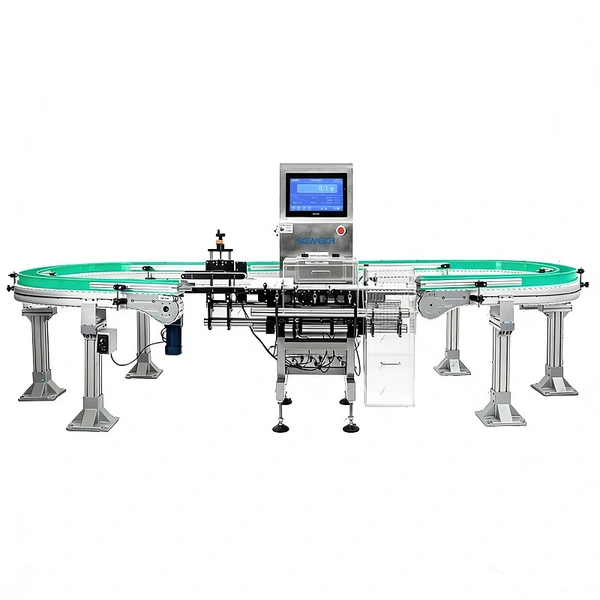 High Speed Online 5-50g Box Weight Checkers Conveyor Checkweigher for Pharmaceutical