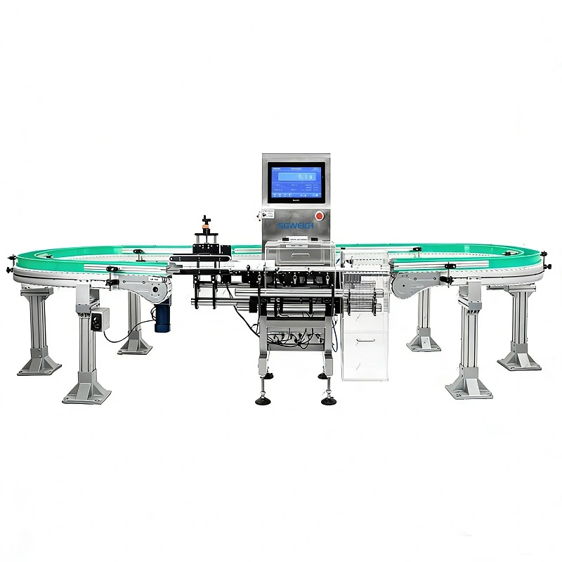 High Speed Online 5-50g Box Weight Checkers Conveyor Checkweigher for Pharmaceutical