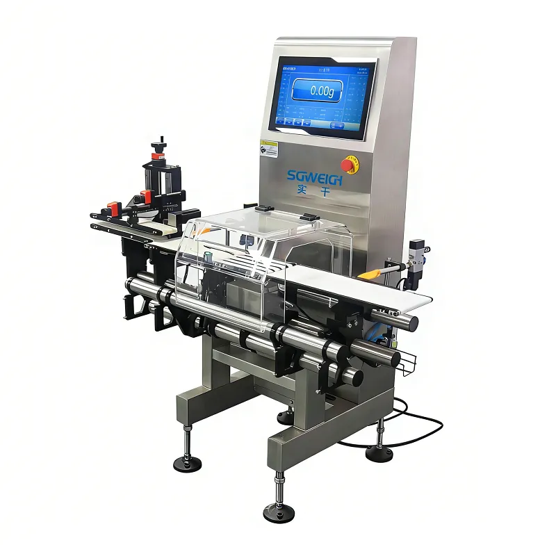 High Speed Online 5-50g Box Weight Checkers Conveyor Checkweigher for Pharmaceutical