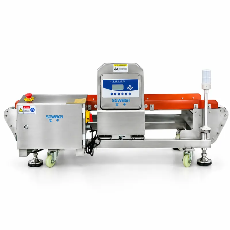 Stainless Steel Food Grade Conveyor Metal Detection Systems for Food Pharma