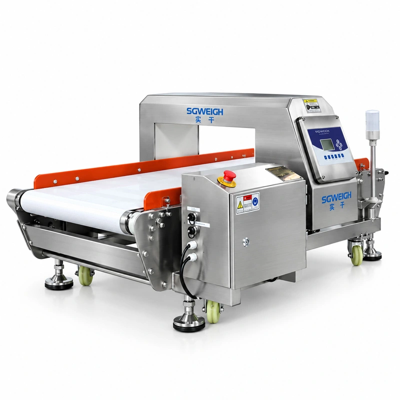 Stainless Steel Food Grade Conveyor Metal Detection Systems for Food Pharma