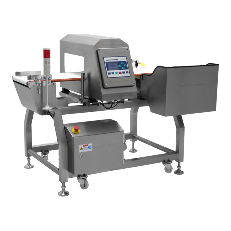 High precision pharmaceutical metal detector with printing