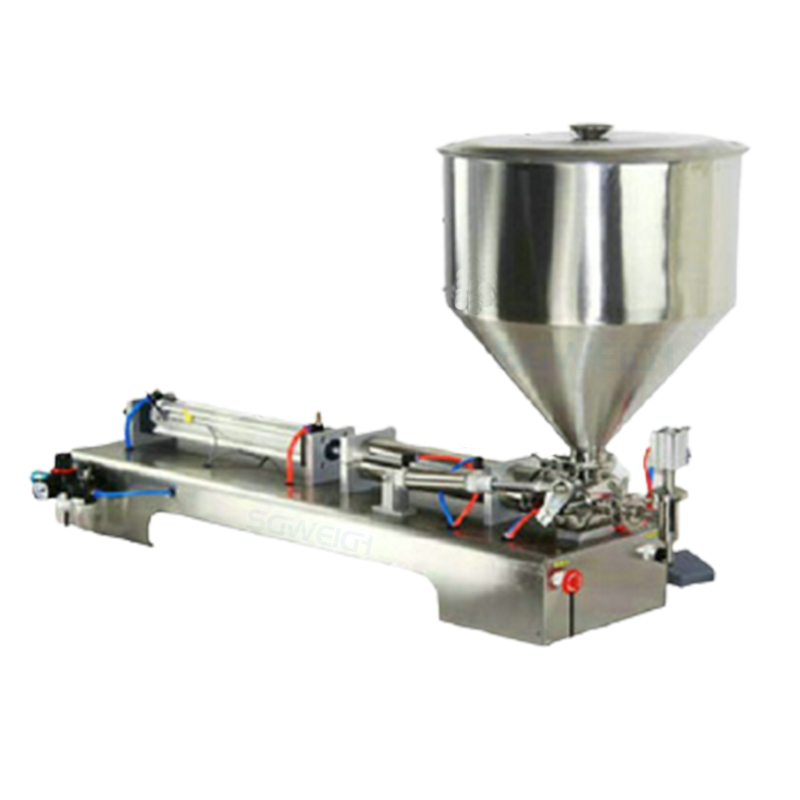 stainless steel chocolate sauce filling machine
