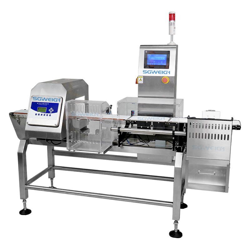 pharmaceutical industry checkweigher and metal detector combo