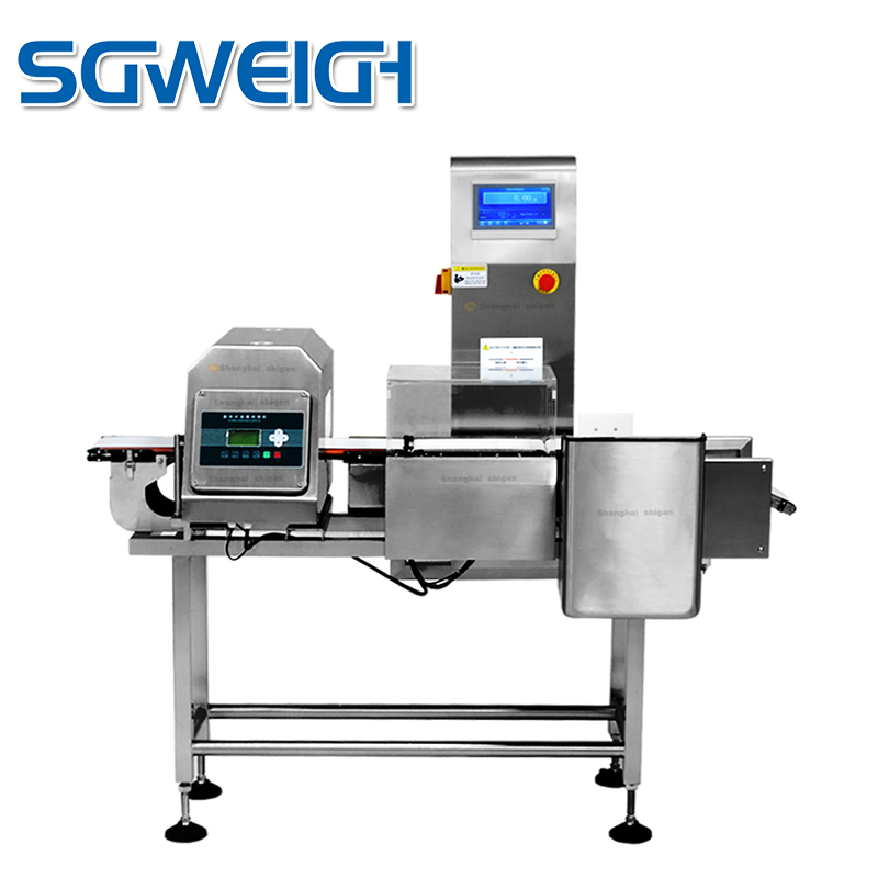 SG-JS150 Online Checkweigher & Metal Detector Combination Machine with Rejector
