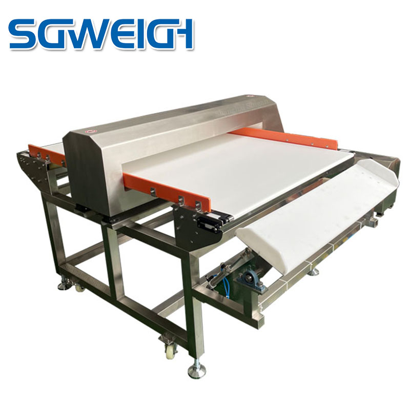 Conveyor Type Simple Practical High Accuracy Metal Detector with Panel Flip Culling