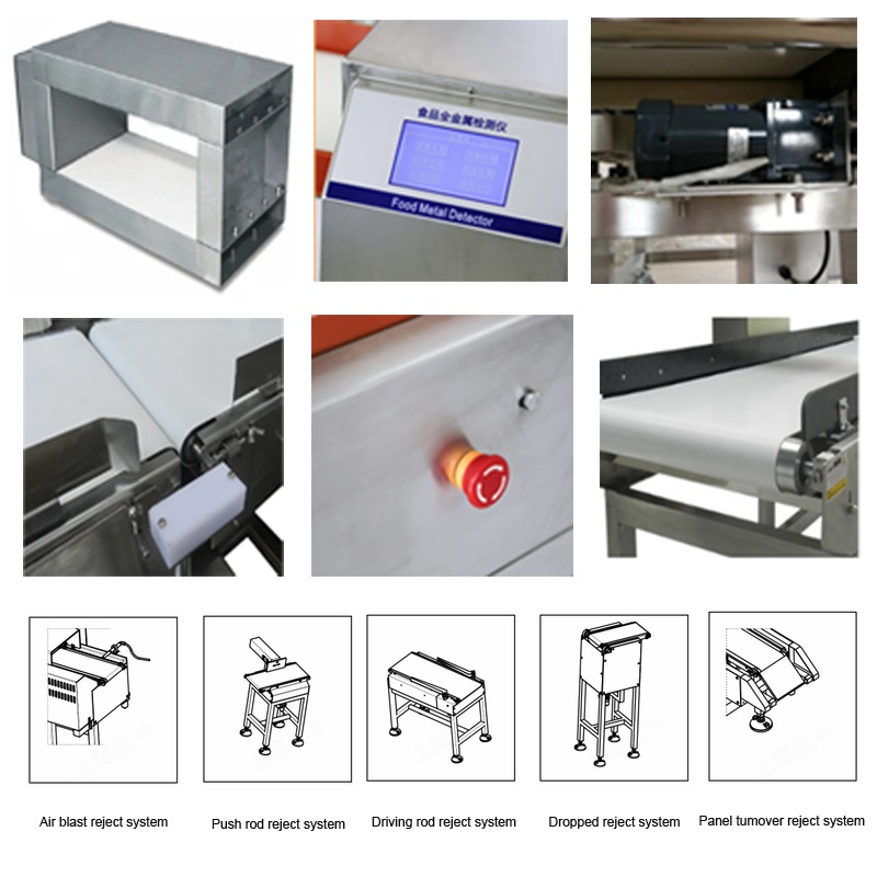 Digital Automatic Food Inspection Metal Detector with Conveyor