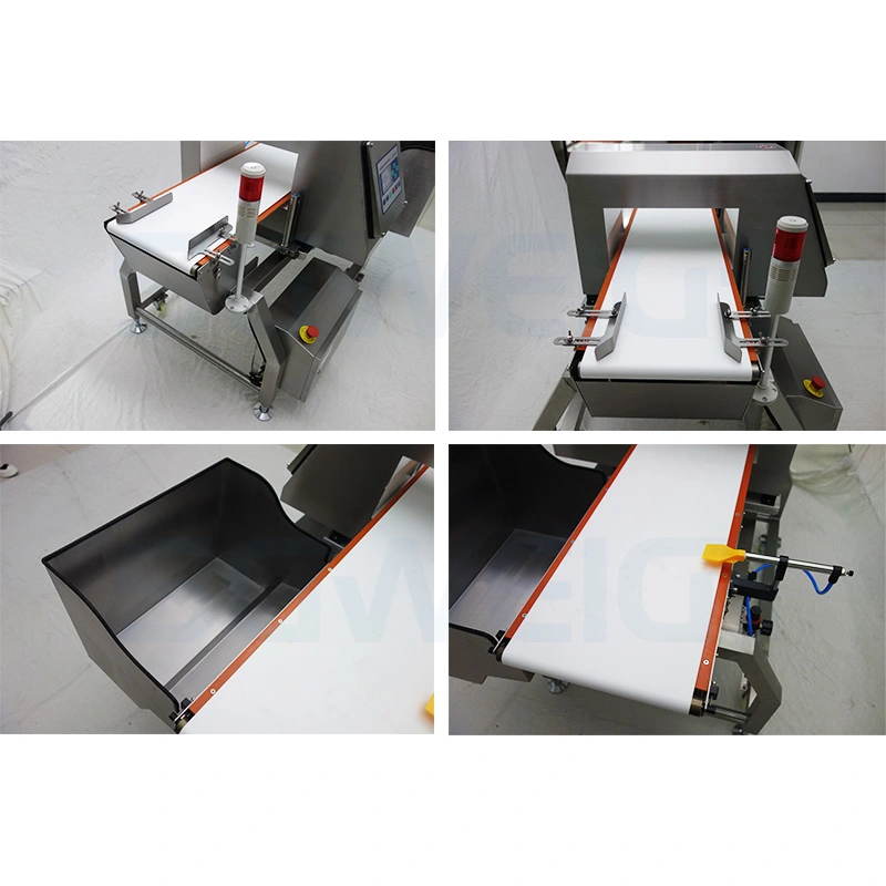 Intelligent Belt Conveyor Type Customized Metal Detector For Bulk/Packaged Product