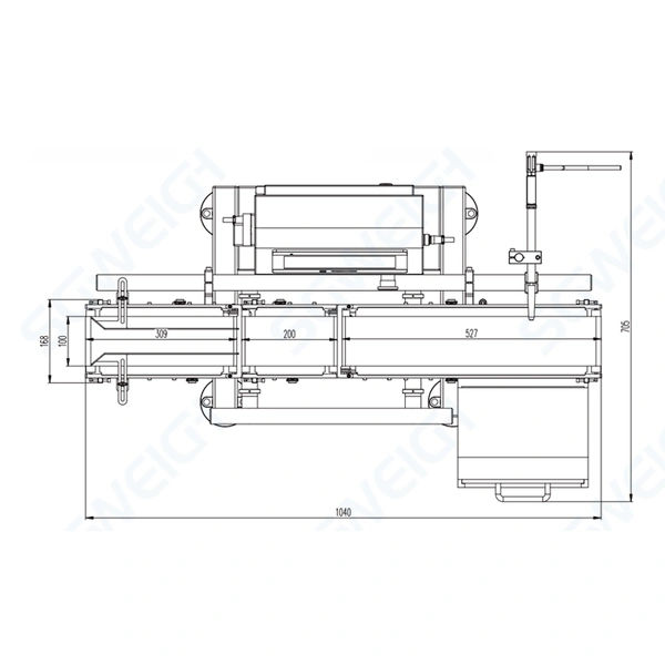 SG-100 Packed Carton Simple Check Weigher with Air Blown Rejection