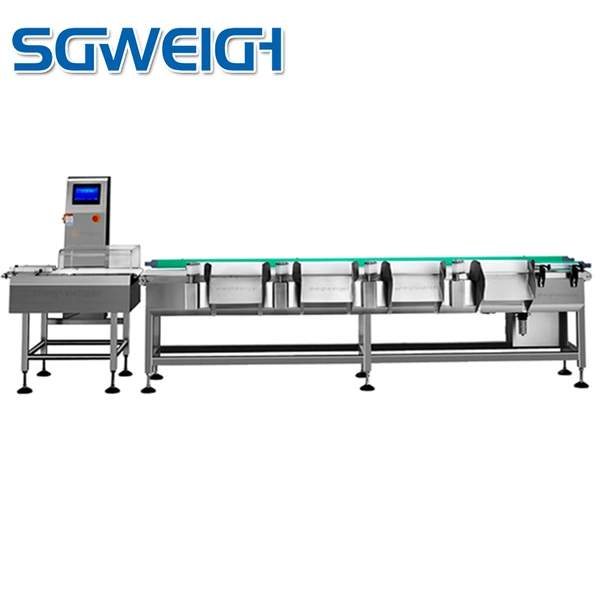 SG-D300 Fully Automatic Stainless Steel Multi-Stage Weight Sorting Checkweigher